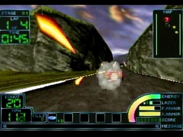 Impact Racing screenshot 4 for Playstation